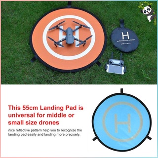 55cm Fast-fold Landing Pad Reflective Light FPV Drone Parking Apron Foldable Pad For DJI Spark Mavic Pro FPV Racing Drone Accessory