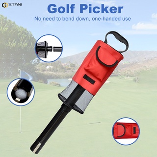 Golf Ball Retriever Zipper Pick Up Shag Bag Holder Practice Collector