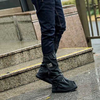 Impermeable zapatos de la cubierta de los hombres de las mujeres al aire libre deporte antideslizante de la lluvia cubierta de zapatos para DFLJ