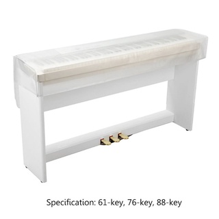 Mm transparente esmerilado Piano cubierta 61 76 88 teclas Digital Piano teclado cubierta polvo