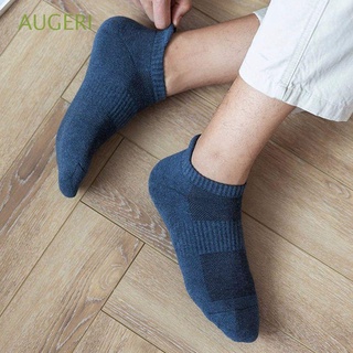 AUGERI Thin Men's Socks Simple Boat Socks Low-top Socks All-match Shallow Summer Invisible Comfortable Cotton Hosiery/Multicolor
