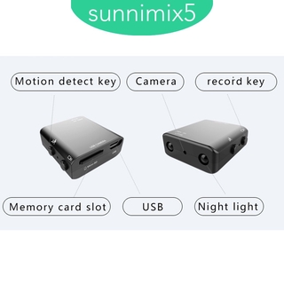 [Trend sport] XD Mini Micro más pequeño espía HD 1080P cámara de visión nocturna para el hogar coche espionaje (8)