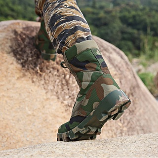 jungle camuflaje super ligero botas de combate sfb táctica de lona transpirable botas de combate alta parte superior al aire libre zapatos de senderismo (2)