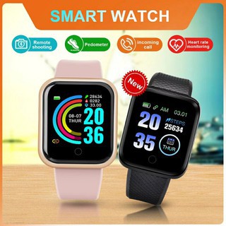 everyday1.br.🔥promoción🔥reloj inteligente Y68 D20 con Bluetooth USB con Monitor cardiaco Smartwatch