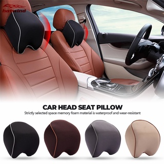 Hw reposacabezas de coche almohada cuello cabeza asiento cojín reposacabezas espuma memoria cubierta para Auto viaje soporte tela suave silla casa