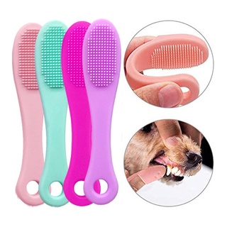 Cepillo De silicona flexible con Dedo Para dientes y puntos negros/Nariz/perros/Gatos