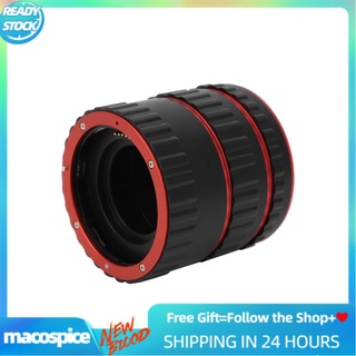 Macospice Auto Focus Macro extensión tubo anillo 13mm+21mm+31mm para EF Mount Canon 5D4/5DSR/5DS