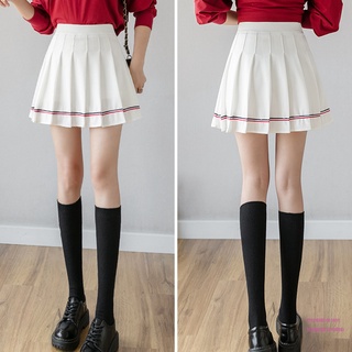 mujer mini falda plisada de talle alto skater faldas de tenis skort con pantalones cortos de la escuela chica uniforme (3)