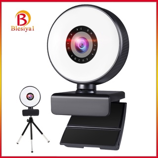 [envío En 24h] Webcam con luz Plug and Play para juegos de enfoque automático PC portátil escritorio 1k