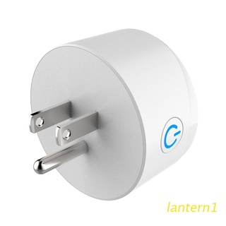 lantern1 90-250V Mini US Wifi Plug Outlet Wireless Remote Voice Control Smart Home Socket Switch Work with Alexa Google- APP