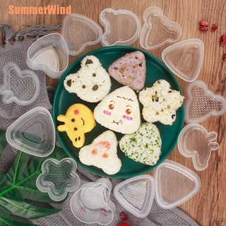 SummerWind (+) Sushi Molde Nori Onigiri Bola De Arroz Kit De Alimentos Rollo De Utensilios De Cocina Conjuntos De Herramientas Bento