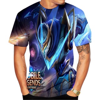 NEW 3 d T-shirt Gusion Moonlight Sonata Game Mobile Legends 3D All Over Printed T Shirt 35popularT