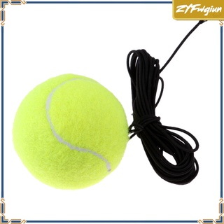 pelota de entrenamiento de tenis de goma con cuerda para entrenamiento de práctica de tenis individual