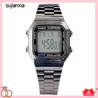 <sujianxia> reloj de pulsera CASIO deportivo con alarma para hombres y mujeres/reloj de pulsera electrónico de pantalla Digital