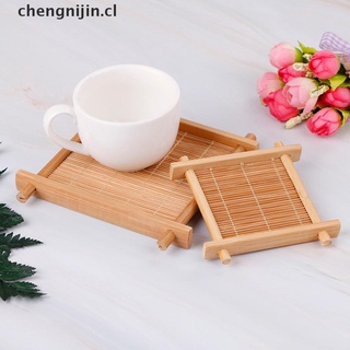 YANG bamboo cup mat tea accessories table placemats coaster home kitchen decor .