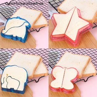 colorfulswallowfree molde de pan cortador diy creativo lindo forma sándwich tostadas galletas molde de plástico belle (1)