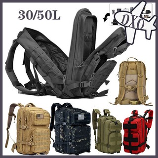 Dxo-tomitany 30L/50L hombres ejército militar táctico gran mochila impermeable deporte al aire libre senderismo Camping caza 3D mochila bolsas para hombres mujeres
