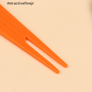 [afjr] 4 piezas mini wave pick niños tenedor de frutas de dibujos animados snack pastel postre comida palillo de dientes (2)
