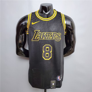 Nueva Camisa de baloncesto Nba de básquet #8 Jersey/Camisa negra de Lakers Nba