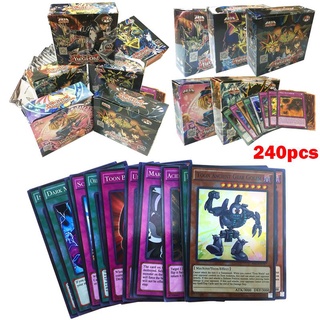 Yugioh Duel Monsters Booster Box 24 paquetes/240pcs juego sellado tarjetas coleccionables (1)