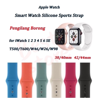 Smart Watch T500 44 mm reloj de silicona deportes correa iWatch serie 6/SE/5/4/3/2/1 goma transpirable reloj inteligente pulsera banda 42 mm/40 mm/38 mm/T600/FT50/K900/W26/FK88