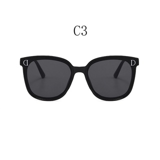 Gafas de sol suaves de marca coreana para hombre y mujer, lentes de sol con protección UV400 de acetato cuadrado (9)