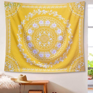 SALTUS Psychedelic Rug Bedroom Flower Tapestry Indian Mandala Beach Hippie Wall Hanging Bohemian Camping Blanket