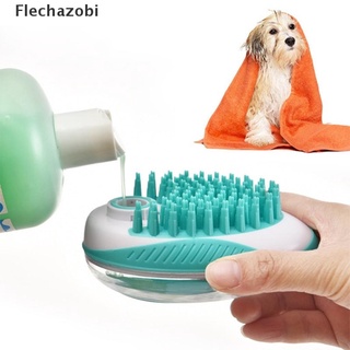 [flechazobi] peine de limpieza para mascotas, perro, baño, spa, champú, cepillo de masaje, ducha, depilación caliente