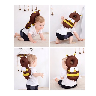 Baby Walking Pillow Toddlers Walking Pillow Bee Head Protection Pillow Anti-Fall Baby Cushion Walk Learning Protector Safety Harness Pad for Boys and Girls (6)