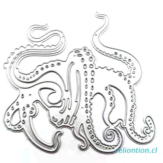 CELIO Octopus Metal Cutting Dies Stencil DIY Scrapbooking Album Paper Card Template Mold Embossing Decoration