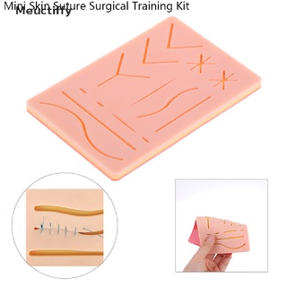 [meti] mini almohadilla de silicona para pieles de sutura incisión quirúrgica de simulación traumática entrenamiento ffy