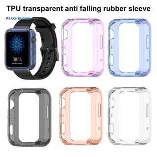 Protective Case Waterproof Impact Resistant Easy Installation TPU Transparent Smart Watch Protector for Mi Watch