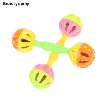 [beautyupmy] 2 piezas de juguete de loro creativo sonajero resistente a la mordedura de pájaro juguete de masticación de loro