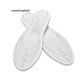 [speedinglight] 1 par de plantillas Unisex de espuma viscoelástica para zapatos entrenador cuidado de los pies comodidad alivio del dolor caliente