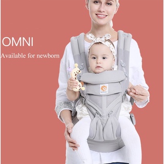 Omni Cool Air 360 ergonómico porta bebé bebé niño cabestrillo delantero frente canguro envoltura para viaje 0-36 meses