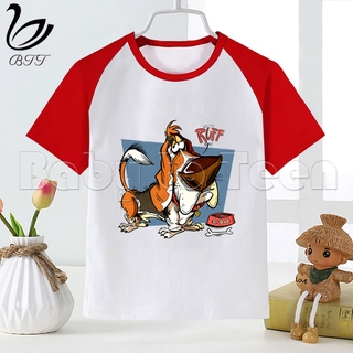 Camiseta de Manga corta con estampado Hound Dog para niños
