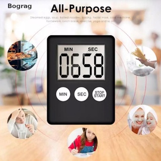 [Bograg] Magnet Clock kitchen timer square countdown alarm clock sleep stopwatch timer 579CL
