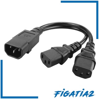 [FIGATIA2] Iec320-c14 a 2C13 cable de alimentación en forma de Y de doble pines PDU/UPS gabinete servidor