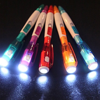 Bolígrafo De Tinta 2 En 1 Con Linterna Cute Creative Stationery New Exotic with LED Luminous
