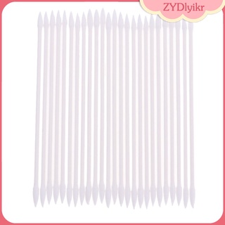3\\\" Cotton Swabs, Cotton Buds, Double-tipped with Plastic Sticks, Pack of 24