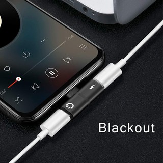 Apple iPhone 2 en 1 Cable de carga adaptador Lightning + Dual auriculares Jack conector de Audio (5)