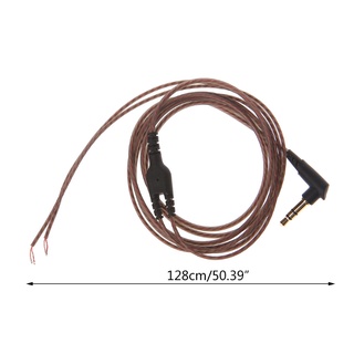 3.5mm OFC Core 3-Pole Jack Headphone Audio Cable DIY Earphone Maintenance Wire