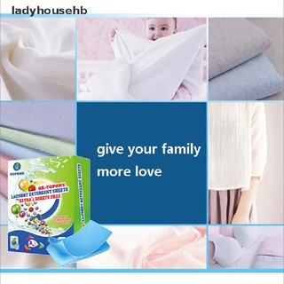 ladyhousehb 62pcs nueva fórmula detergente hojas lavar ropa polvos limpieza venta caliente