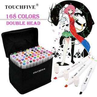 TouchFive 12 Colores Copic Marcador Para Dibujo Boceto Doble Cabeza Marcadores Suministros De Arte (1)