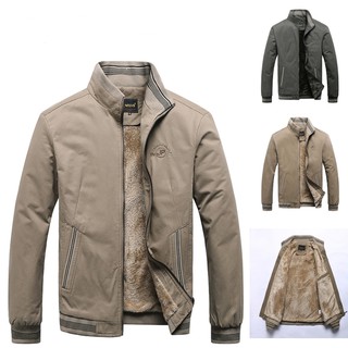 2021 otoño hombres chaquetas 100% algodón Chamarra Casual sólido moda Vintage caliente chalecos abrigos de alta calidad M-5XL Chamarra de invierno de los hombres