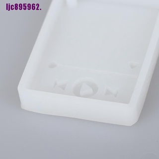 [H] Molde para reproductor de resina epoxi súper brillante, llavero, molde de silicona, manualidades (3)