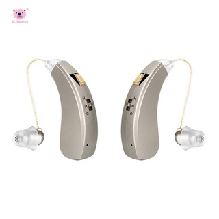 Rechargeable Hearing Aids Noise Reduction Hearing Aid Sound Amplifiers Wireless Ear Aids for Elderly Left