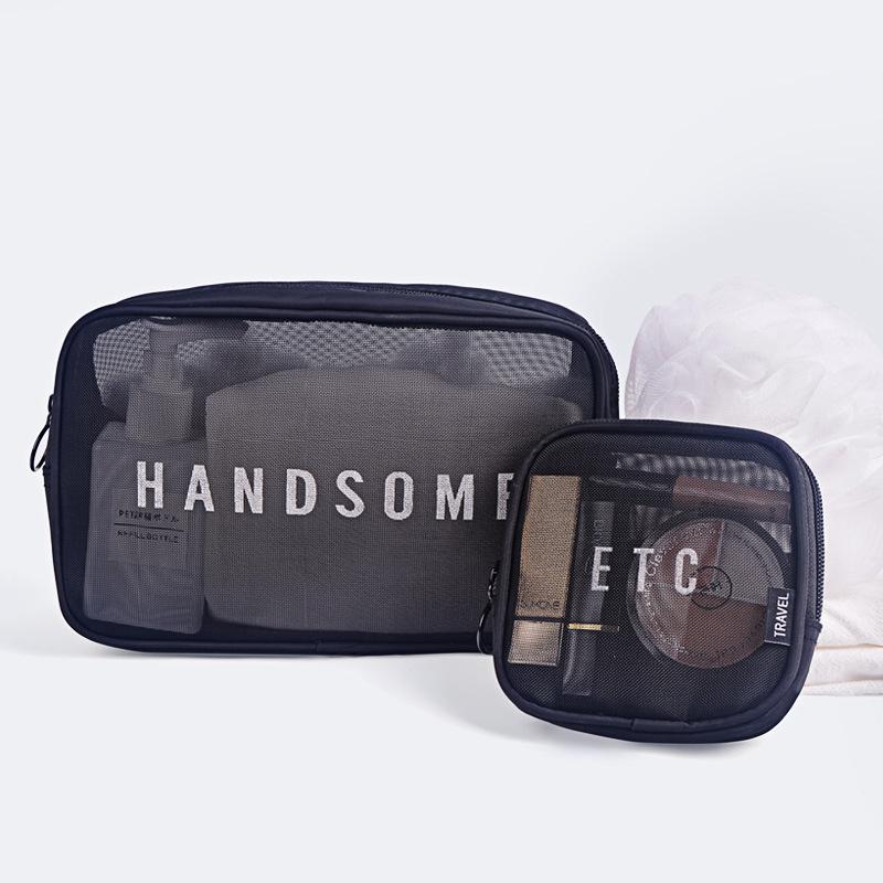 [stock ready] caliente bolsa de cosméticos de viaje casual cremallera maquillaje transparente estuche organizador bolsa de almacenamiento toiletry belleza (4)