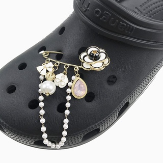 Pin oso perla colgante Crocs cadena Jibbitz para Crocs zapatos accesorios hebilla zapatos Jibbitz Charm (8)