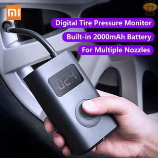 Xiaomi Mijia inflable presión de neumáticos bomba eléctrica Monitor Digital portátil compresor Multi boquilla para fútbol bicicleta coche neumático inflador